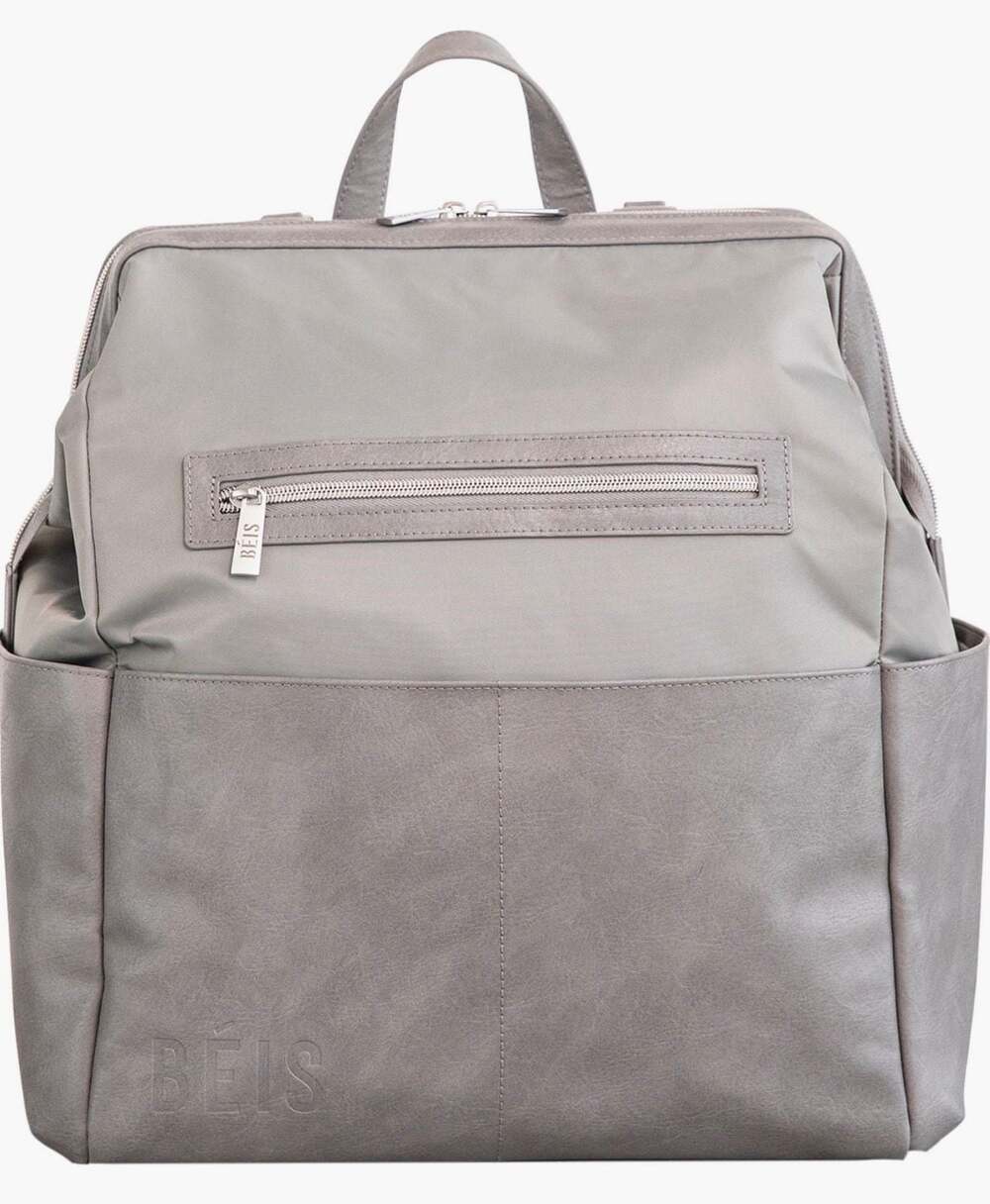 Béis The Backpack Diaper Bag in Grey